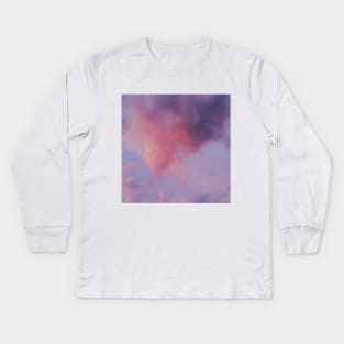 Cotton Candy Skies (Lite) Kids Long Sleeve T-Shirt